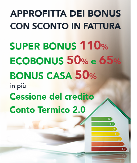 BONUS con sconto in fattura